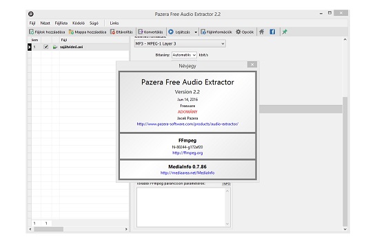 Pazera Free Audio Extractor