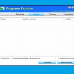 Programs Explorer: Uninstaller, Process kezelő, Startup Manager funkciót biztosító alkalmazás…