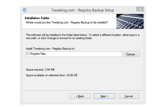 Registry Backup