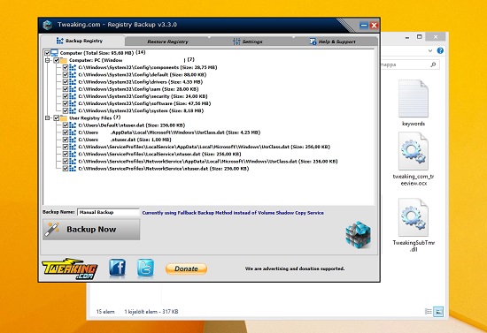 Registry Backup Portable