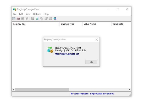 RegistryChangesView