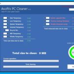 Rendszerleíró tisztítása az Asoftis PC Cleaner karbantartó szoftverrel