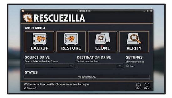 A Rescuezilla egy megbízható rendszer-visszaállítási eszköz amivel biztonsági mentés készíthető a fájljainkról. A Windows klónozó, költöztető szoftverrel átvihetjük a teljes rendszerünket egy új meghajtóra. A program beépített eszközeinek köszönhetően partíciószerkesztő, átméretező, törlő műveleteket is indíthatunk. A Free alkalmazással a kedvünkre alakíthatjuk a tárhelyünk szerkezetét. Egy bootolható USB-meghajtóra írhatjuk a lemezkép fájlt a mentésekhez és helyreállításokhoz.