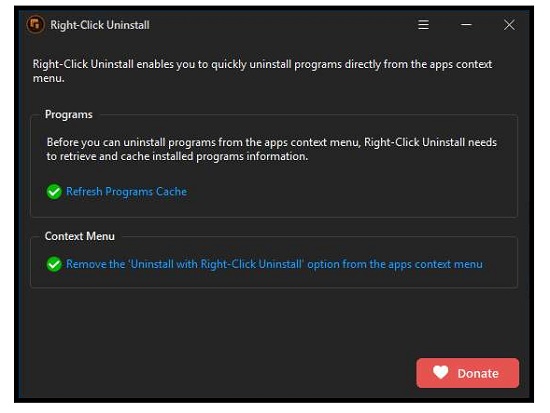 Right-Click Uninstall - Programeltávolító Right-Click Uninstall - Programeltávolító