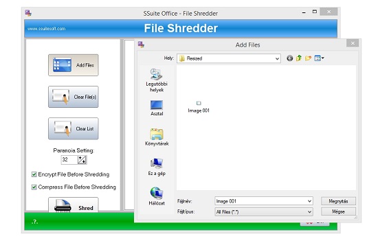SSuite File Shredder