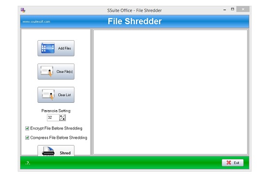 SSuite File Shredder