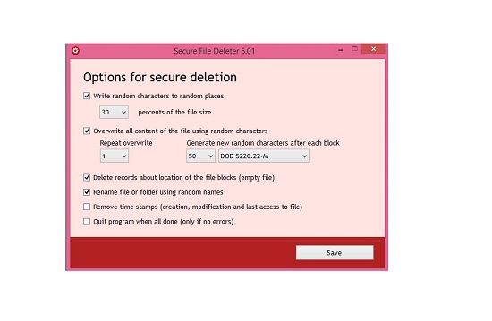 Secure File Deleter