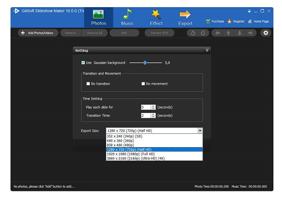 Slideshow Movie Creator