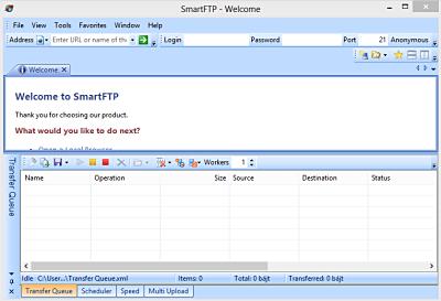  A SmartFTP egy igen nagy támogatottságot élvező, rengeteg protokoll alapján működő FTP kliens ami garantáltan könnyebbé teszi a hétköznapjaidat. Fogd és vidd támogatással. Fájlkezelő alkalmazás extra szolgáltatásokkal. Opcionálisan fájlmegosztó portálok esetén is támogatott a használata. A fájlok mozgatásán kívül szerkesztéshez is használható az alap szolgáltatások, illetve profi felhasználók által lényeges funkciók definiáltak. 