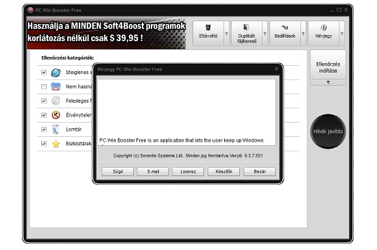 Soft4Boost PC Win Booster Free