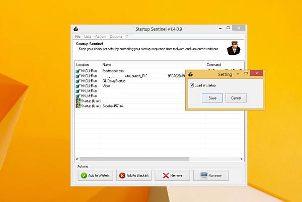 Startup Sentinel Portable