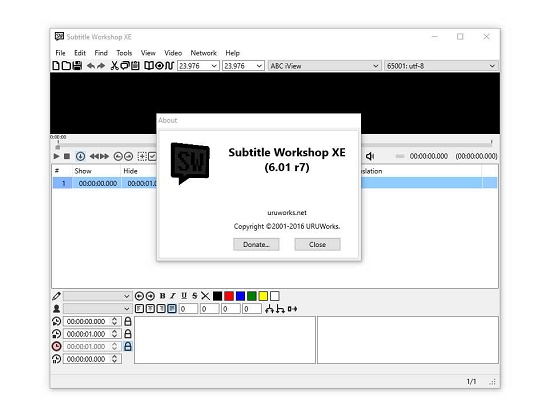 Subtitle Workshop