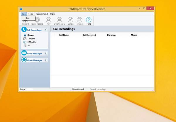 TalkHelper Free Skype Recorder