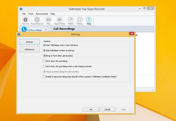TalkHelper Free Skype Recorder