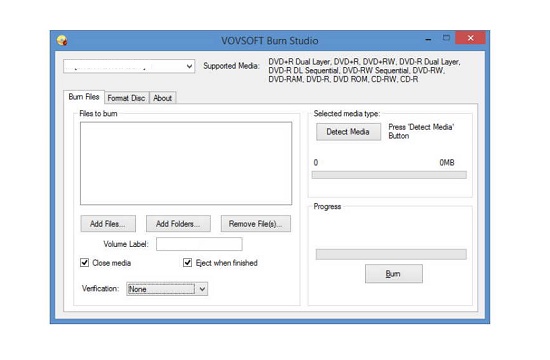 VOVSOFT Burn Studio