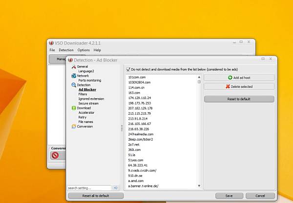 A VSO Downloader konfigurációja