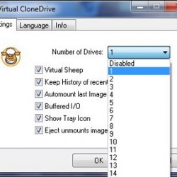 Virtual CloneDrive pillanatkép