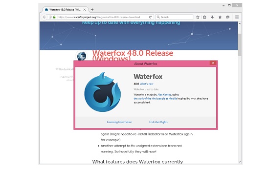 Waterfox Portable