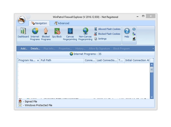 WinPatrol Firewall