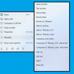 Windows 11 rendszeren is hatékony tömörített mappák kicsomagolásához a NanaZip