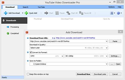 YouTube Video Downloader Pro 6.7.2 for windows download