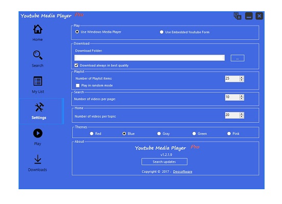 Youtube Media Player