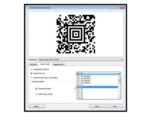 Zint Barcode Studio
