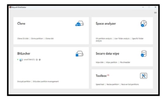 iBoysoft DiskGeeker képek iBoysoft DiskGeeker - Lemezkezelő