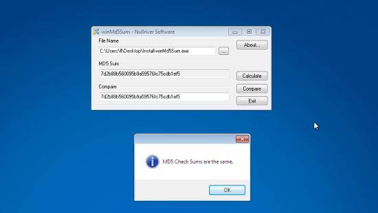 winMd5Sum